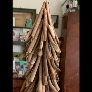 West Elm driftwood tree decor